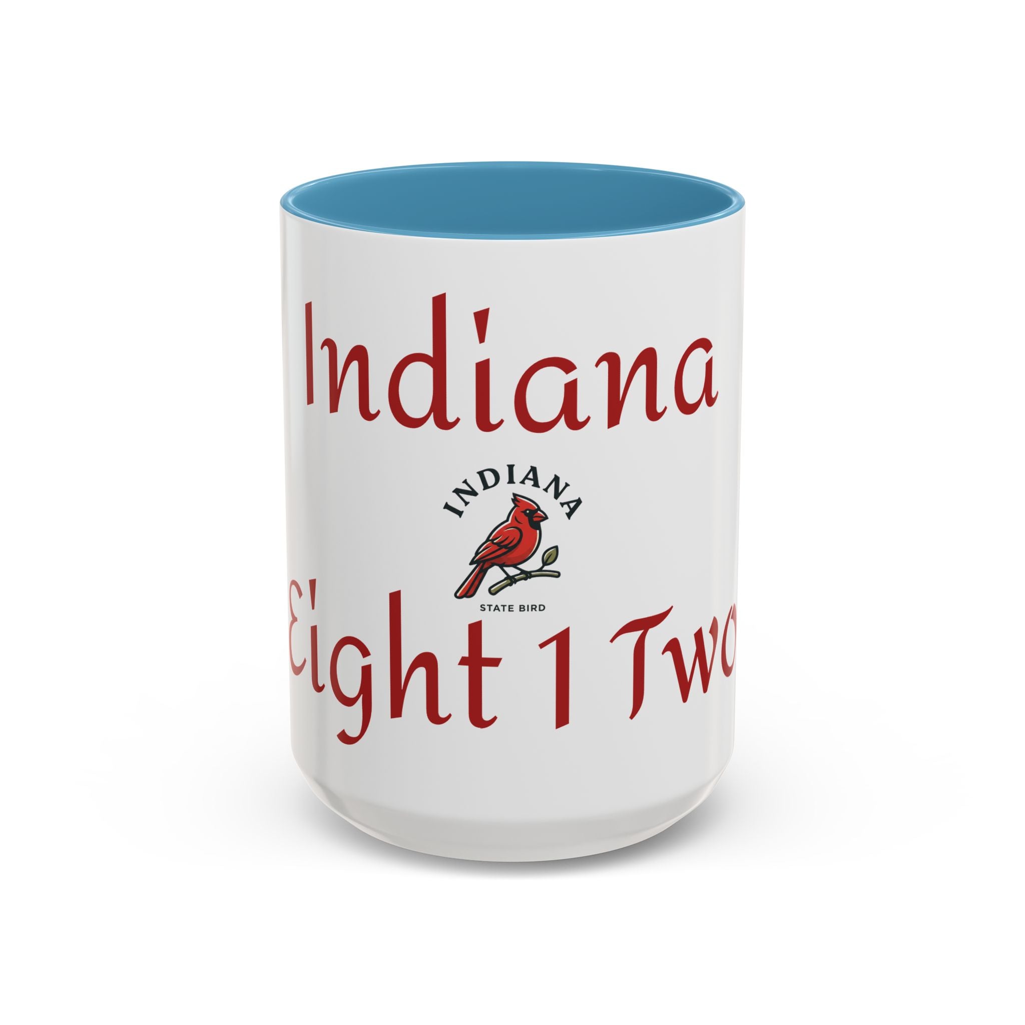 Indiana Cardinal Coffee Mug — State Bird Accent Mug (11/15oz)