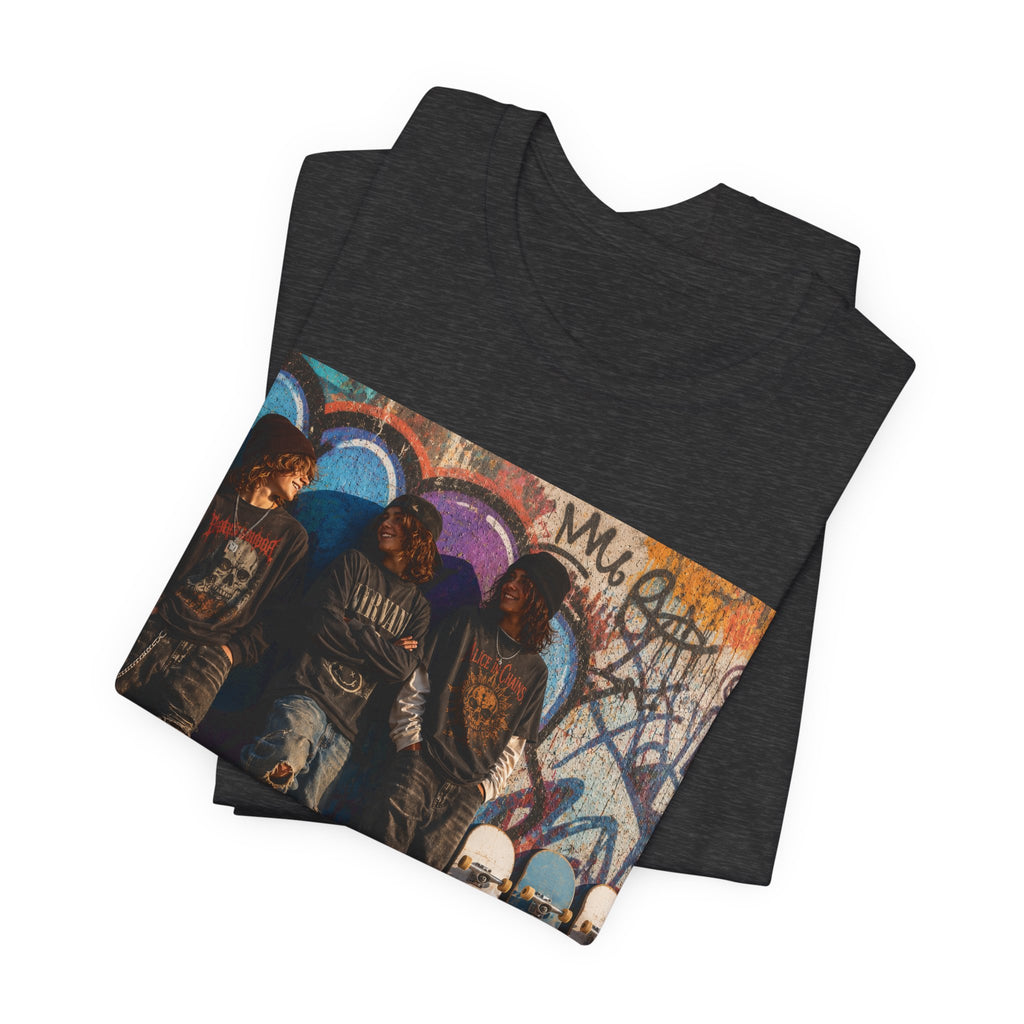 Skate Crew Graphic Tee – Urban Skateboard Art T‑Shirt