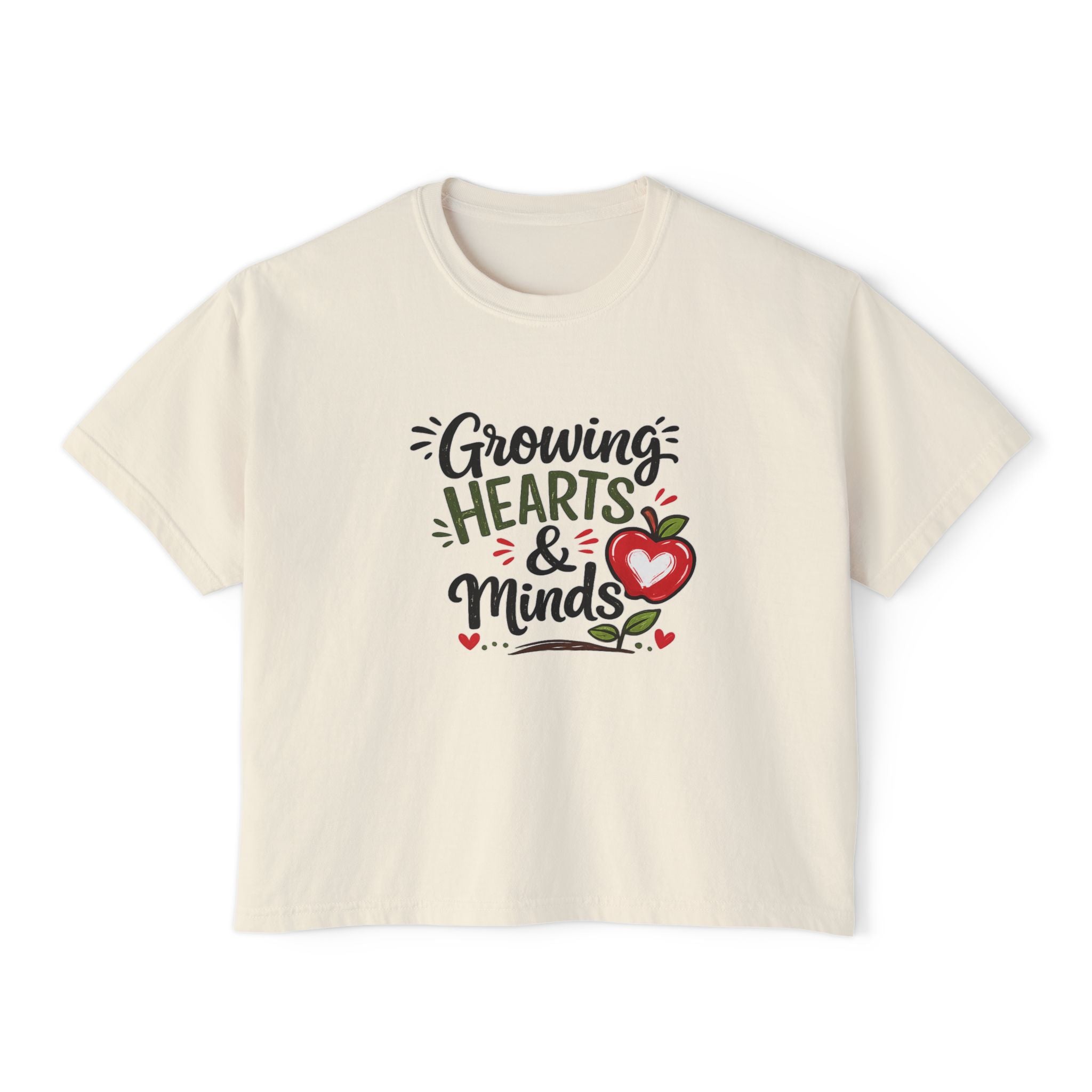Growing Hearts & Minds Teacher Boxy Tee