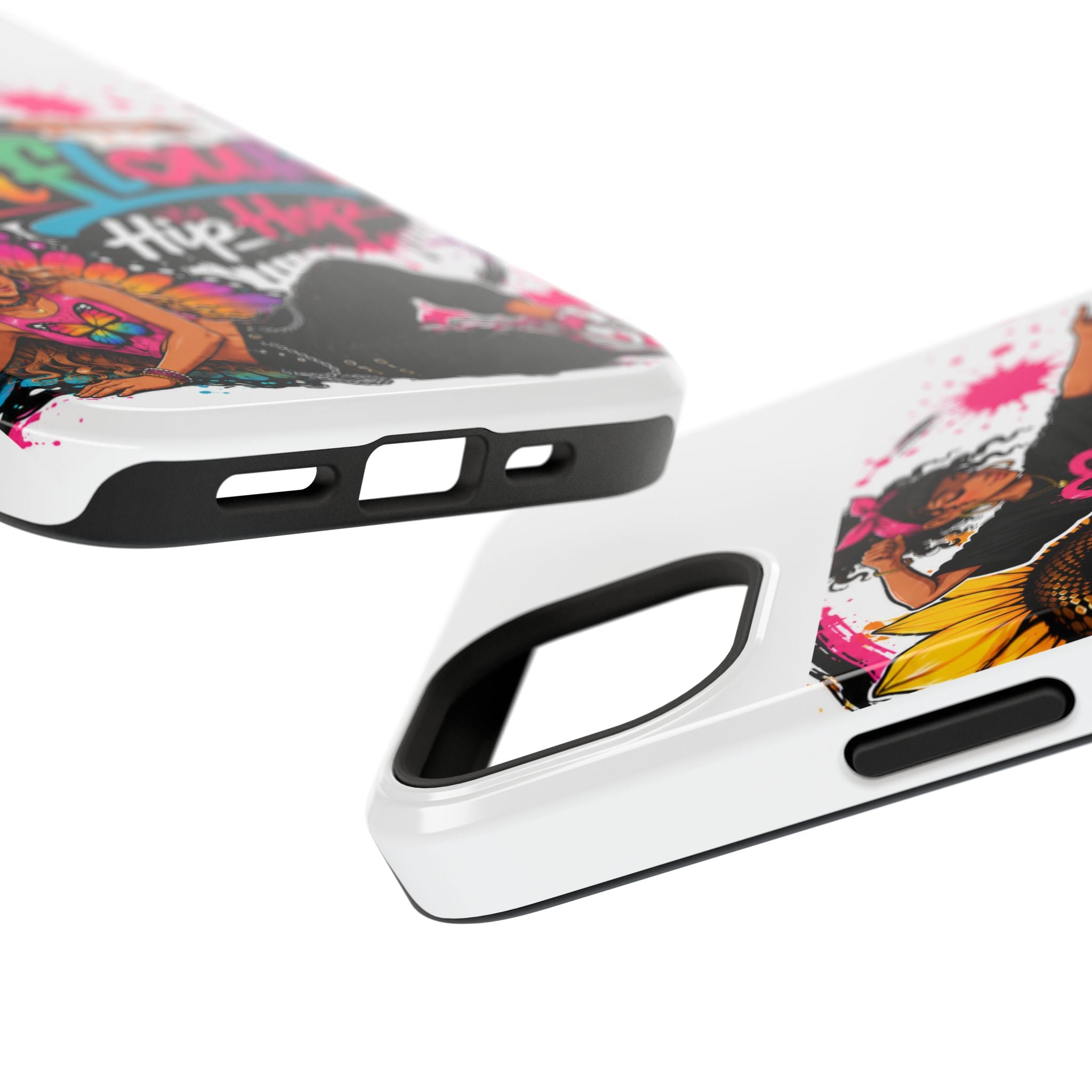 Sunflower Hip Hop Phone Case — Impact-Resistant Protective Case