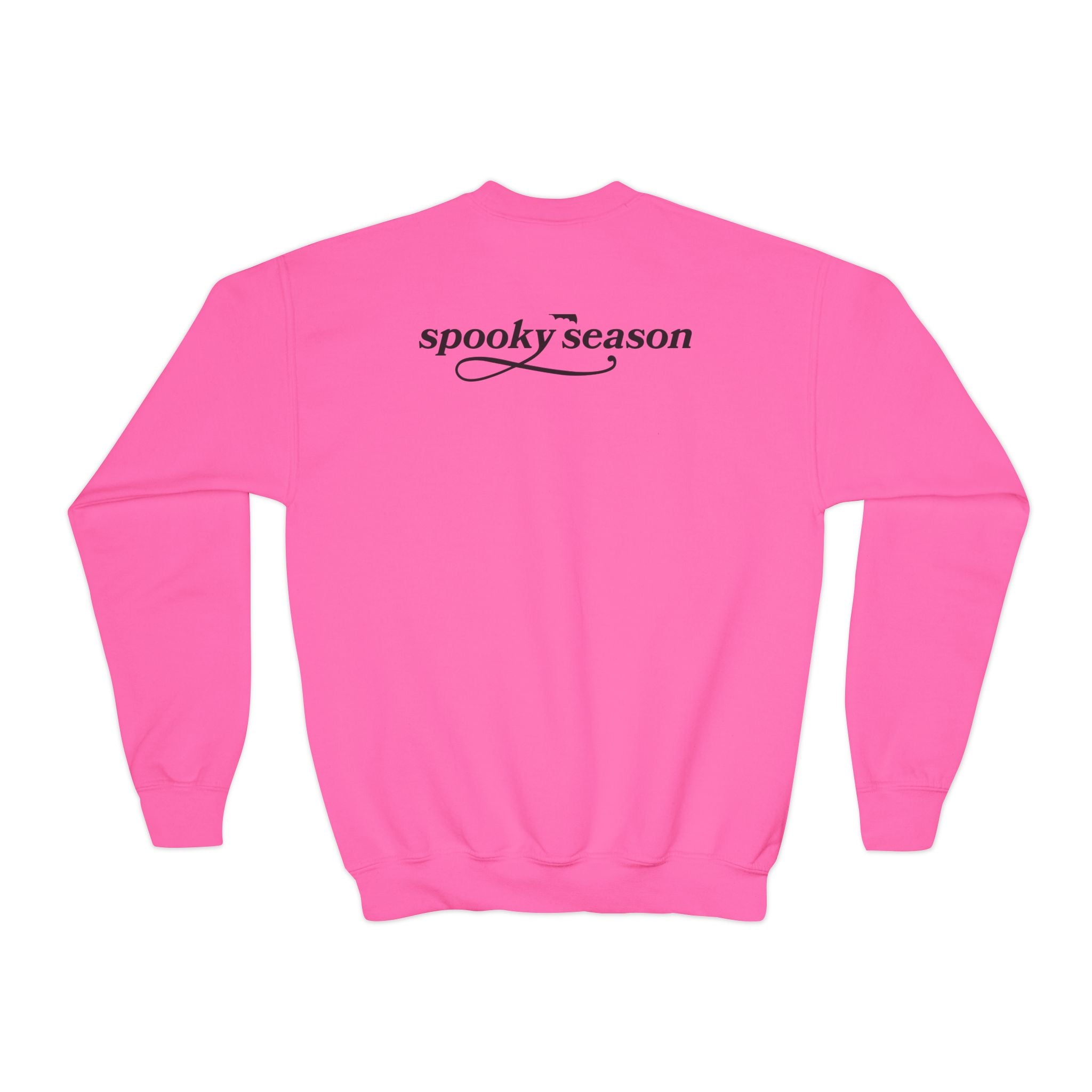 Youth Crewneck Sweatshirt — "Spooky Season" Halloween Kid Pullover
