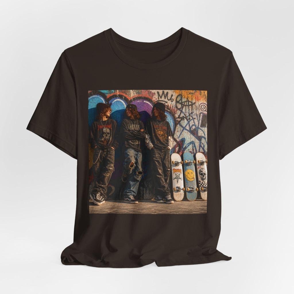 Skate Crew Graphic Tee – Urban Skateboard Art T‑Shirt