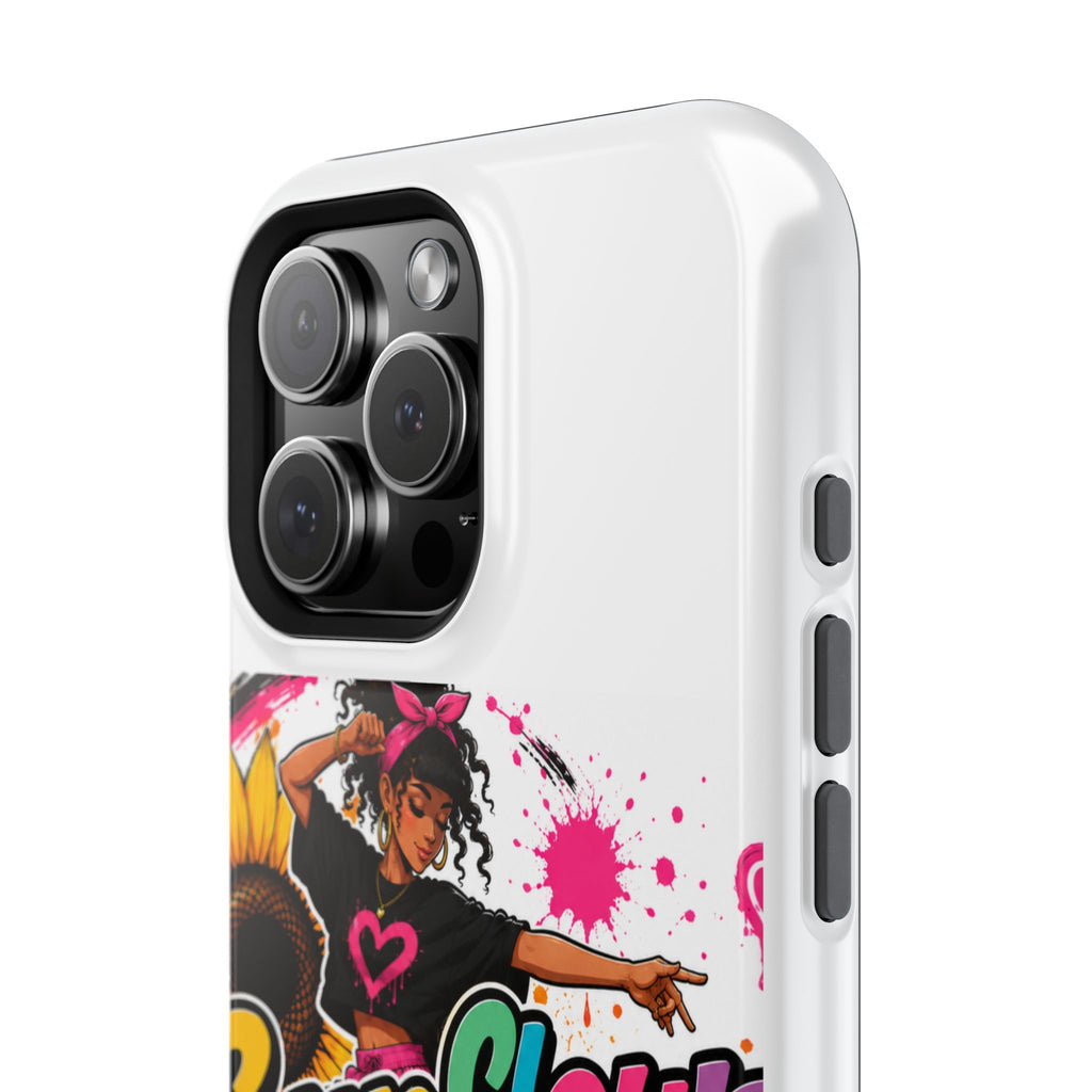Sunflower Hip Hop Phone Case — Impact-Resistant Protective Case