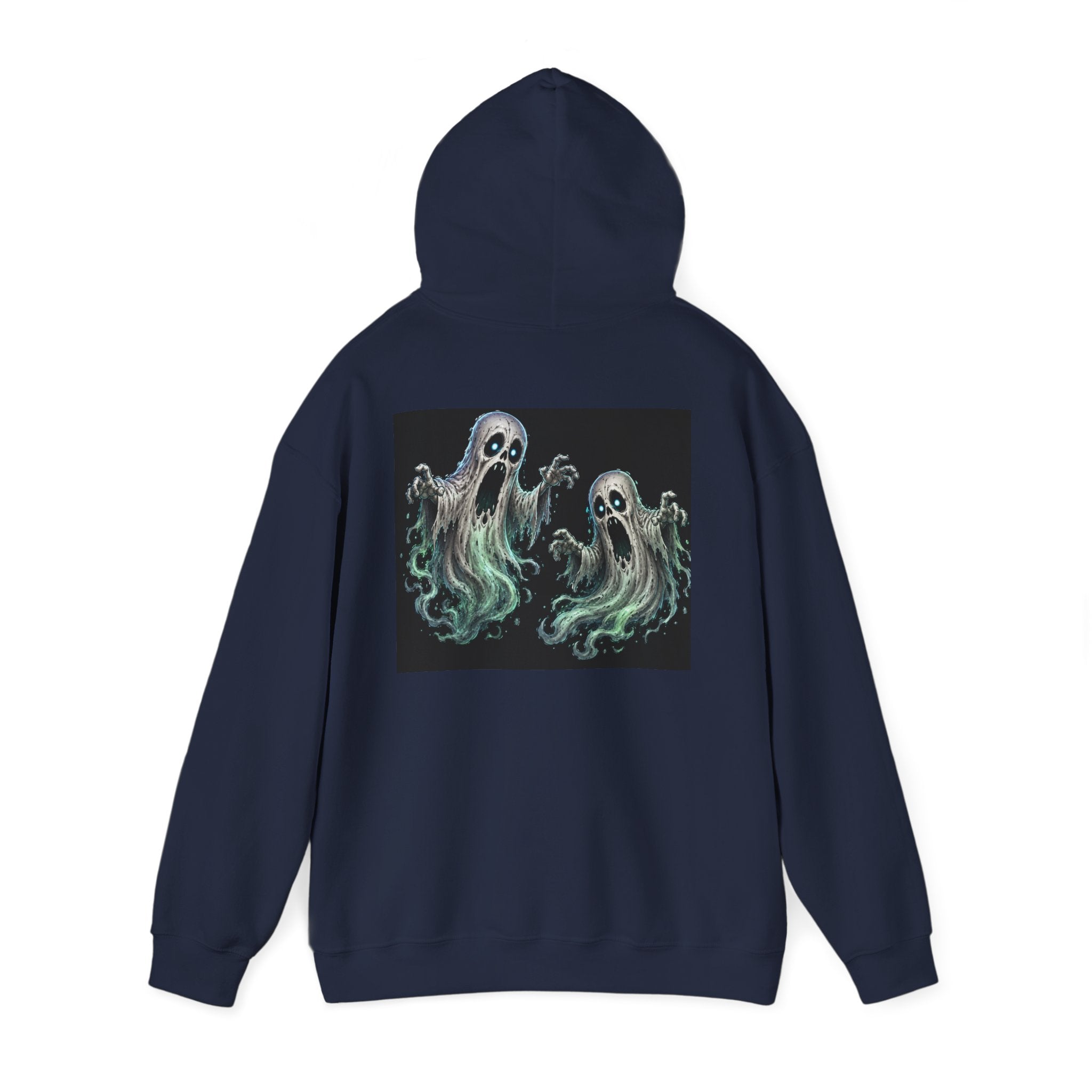 Ghostly Friends Hoodie — Cute Spooky Ghosts Graphic Pullover
