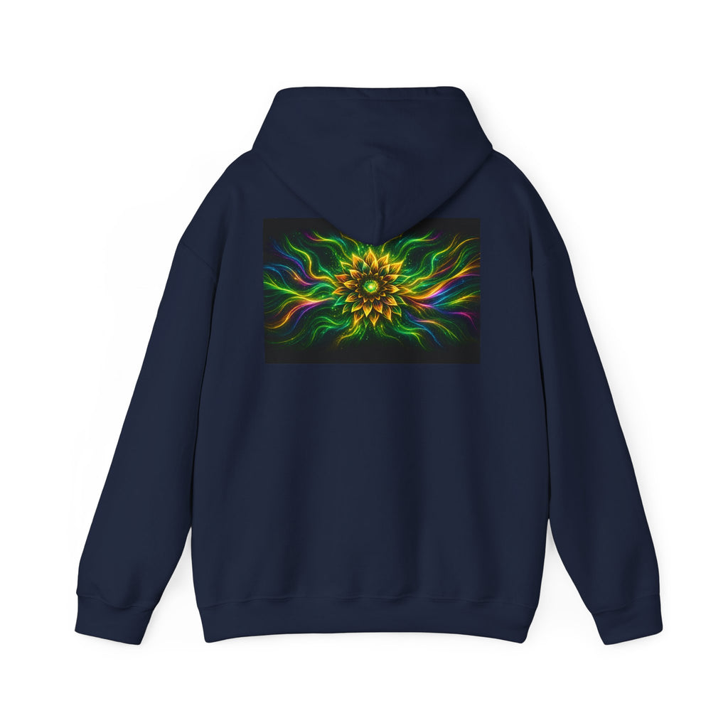 Hoodie — Vivid Mandala Flame Graphic Hooded Sweatshirt
