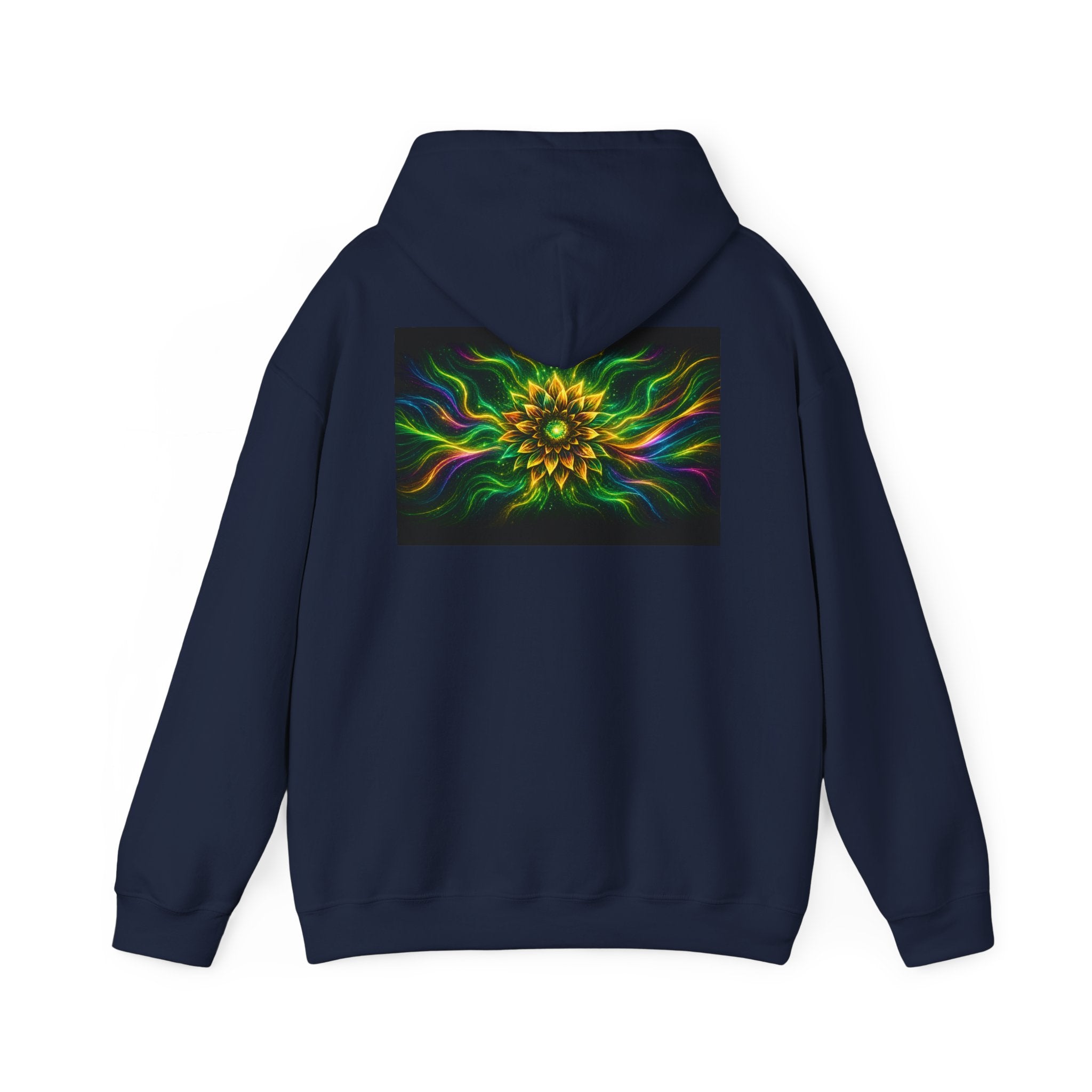Hoodie — Vivid Mandala Flame Graphic Hooded Sweatshirt