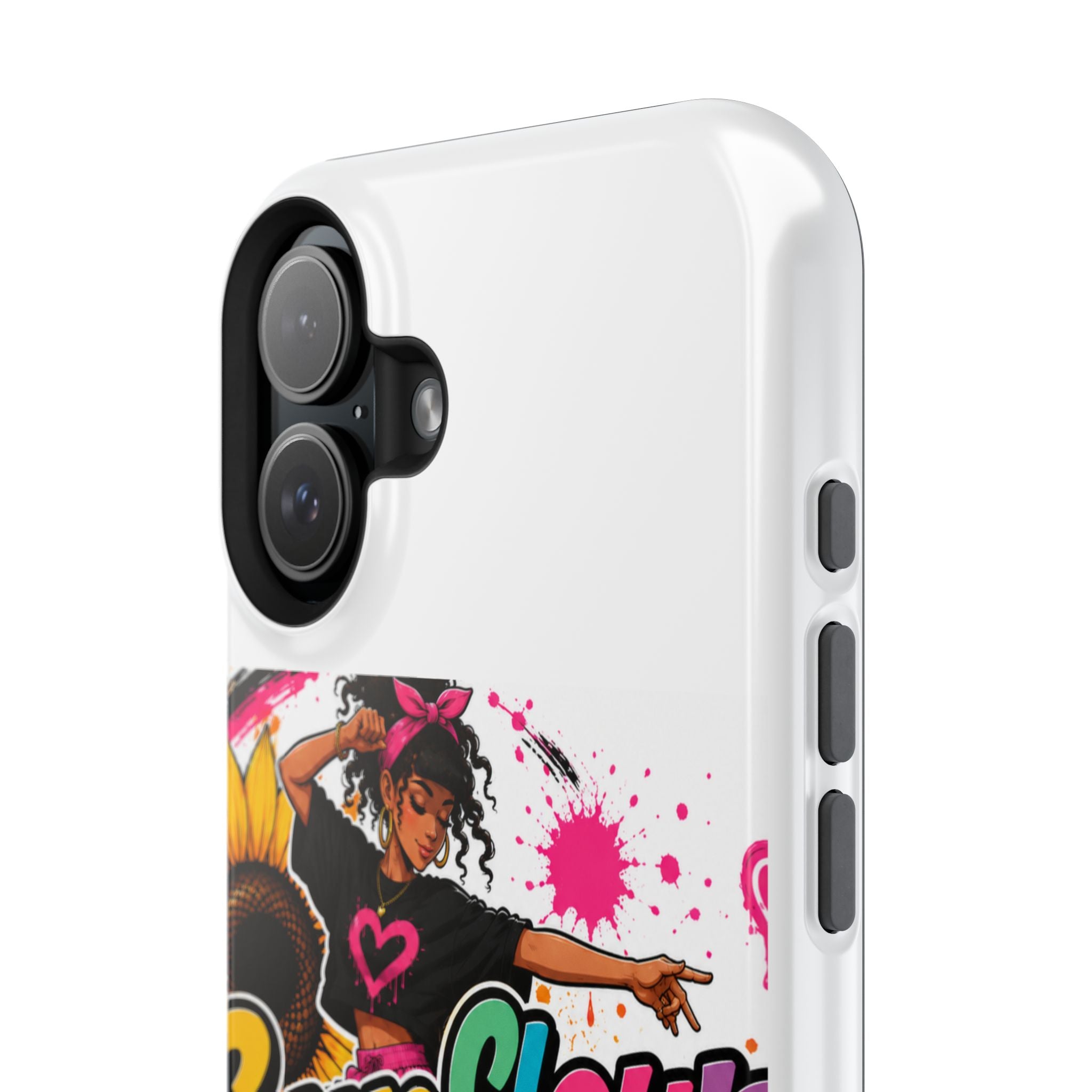 Sunflower Hip Hop Phone Case — Impact-Resistant Protective Case
