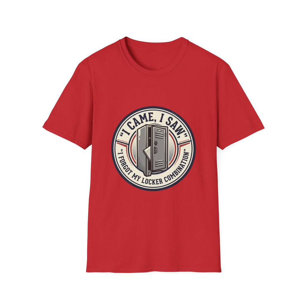 Locker Community T‑Shirt — “I Came, I Saw, I Tidied My Locker” Vintage Locker Room Tee