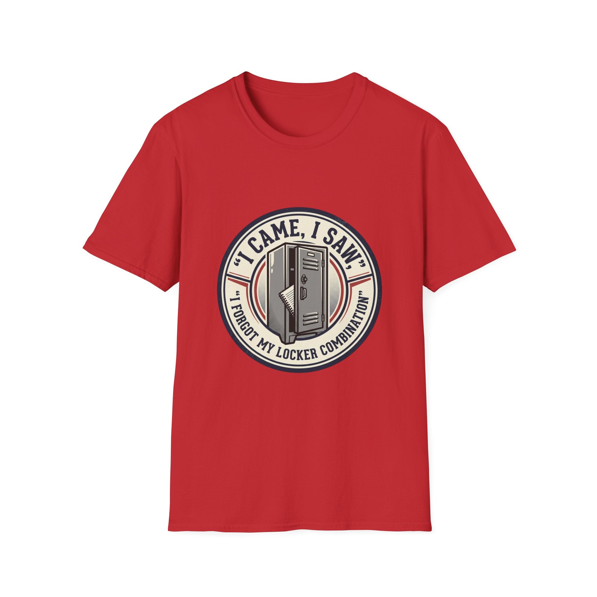 Locker Community T‑Shirt — “I Came, I Saw, I Tidied My Locker” Vintage Locker Room Tee