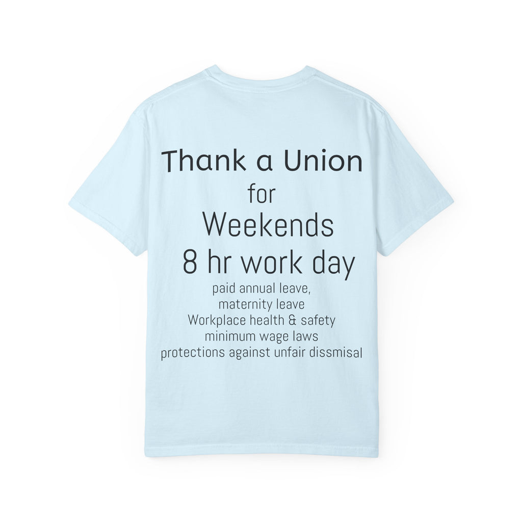 Labor Day T-Shirt — 'Thank a Union' Vintage Patriotic Tee