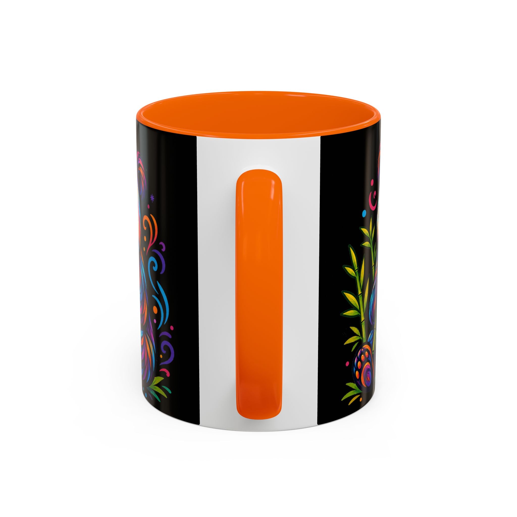 Colorful Panda Coffee Mug — Vibrant Bamboo Accent Mug (11/15oz)