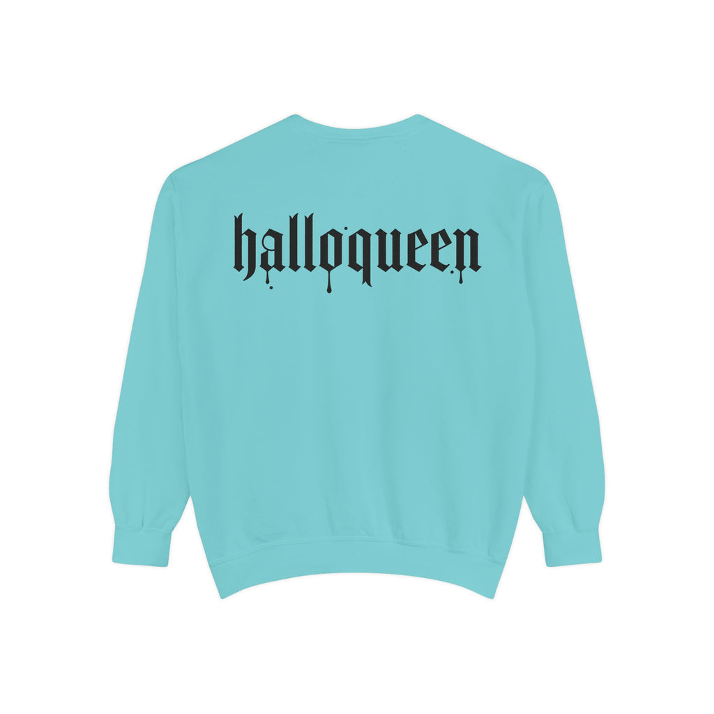 Halloween Sweatshirt — "halloqueen" Ghosts Pullover