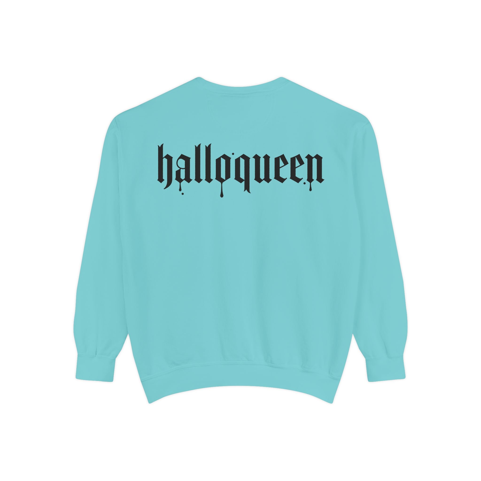 Halloween Sweatshirt — "halloqueen" Ghosts Pullover