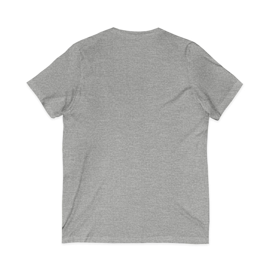 Colorful Donkey V-Neck Tee — Whimsical Farm Animal Graphic Shirt
