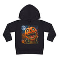 Halloween Toddler Hoodie — Dinosaur Creepy Jack-O'-Lantern Pumpkin Halloween Pullover