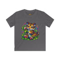 Kids Tee — Colorful Playful Tiger Cub Graphic Shirt