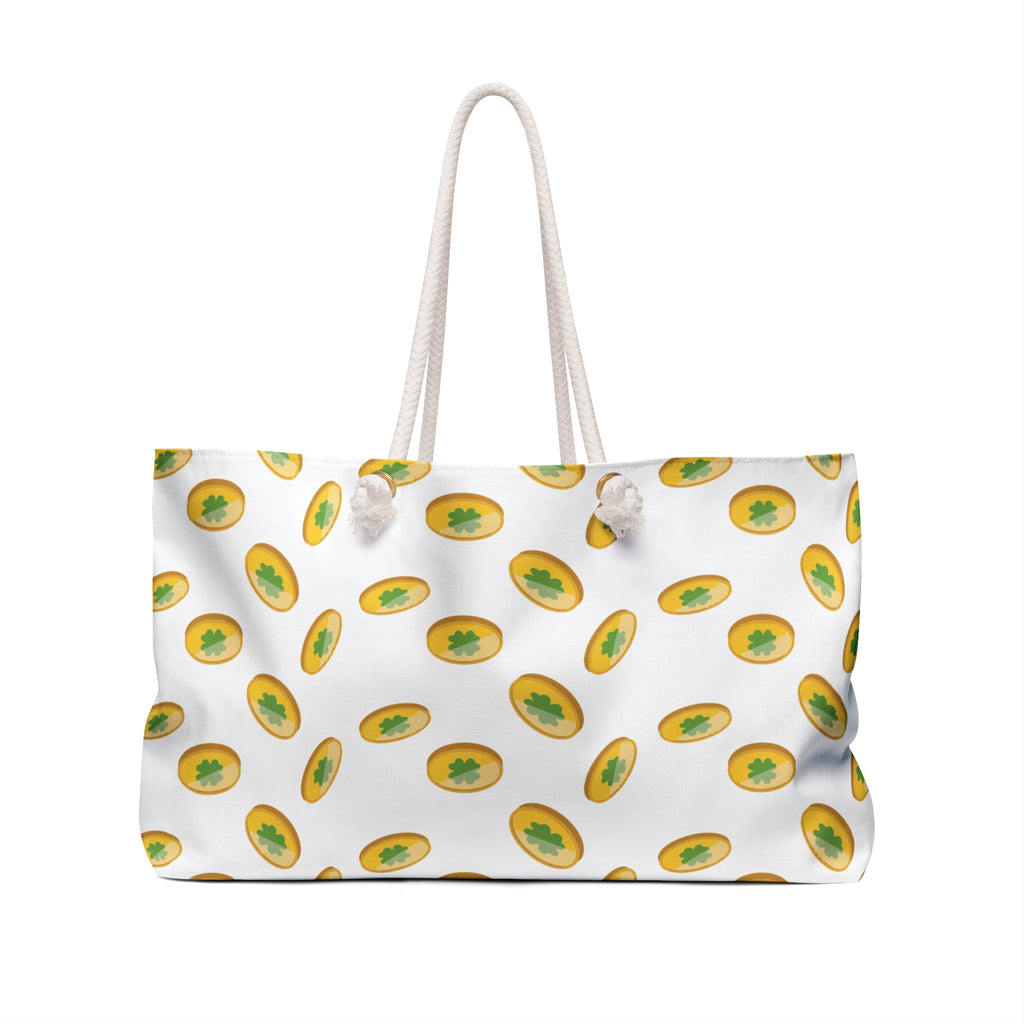 Avocado Pattern Weekender Bag — Tropical Travel Tote