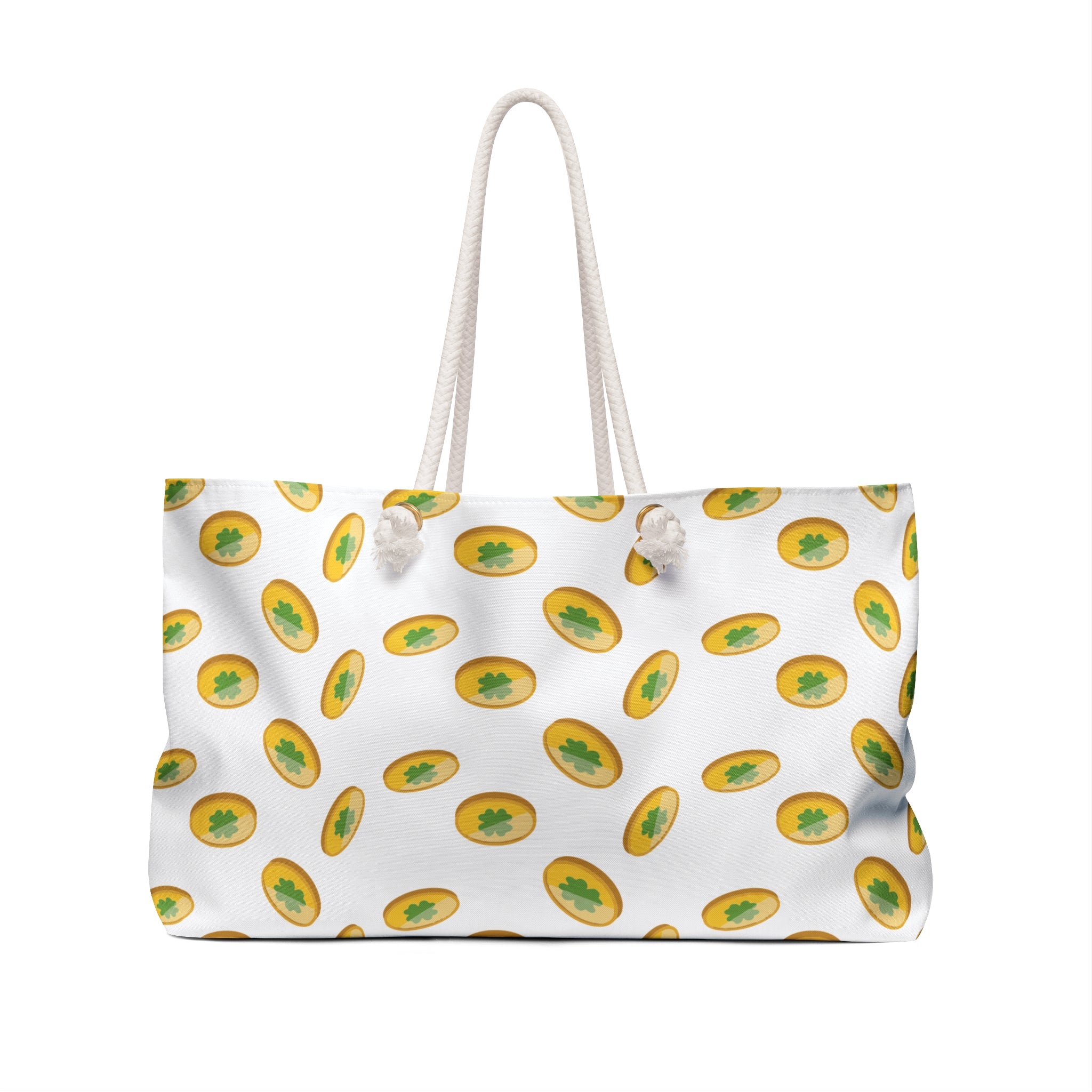 Avocado Pattern Weekender Bag — Tropical Travel Tote