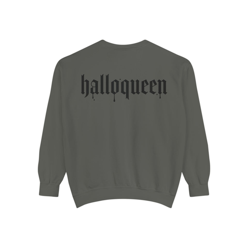 Halloween Sweatshirt — "halloqueen" Ghosts Pullover