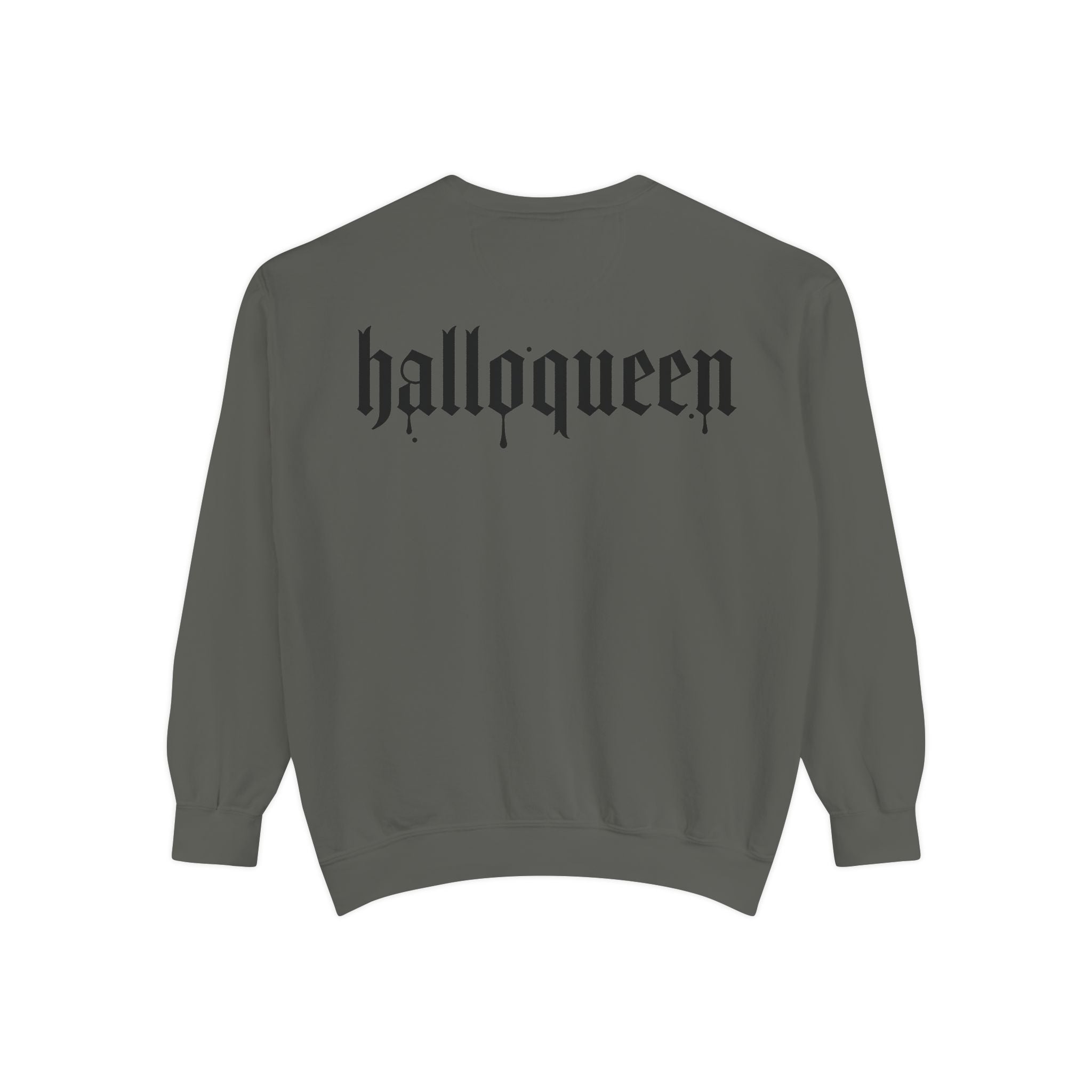 Halloween Sweatshirt — "halloqueen" Ghosts Pullover