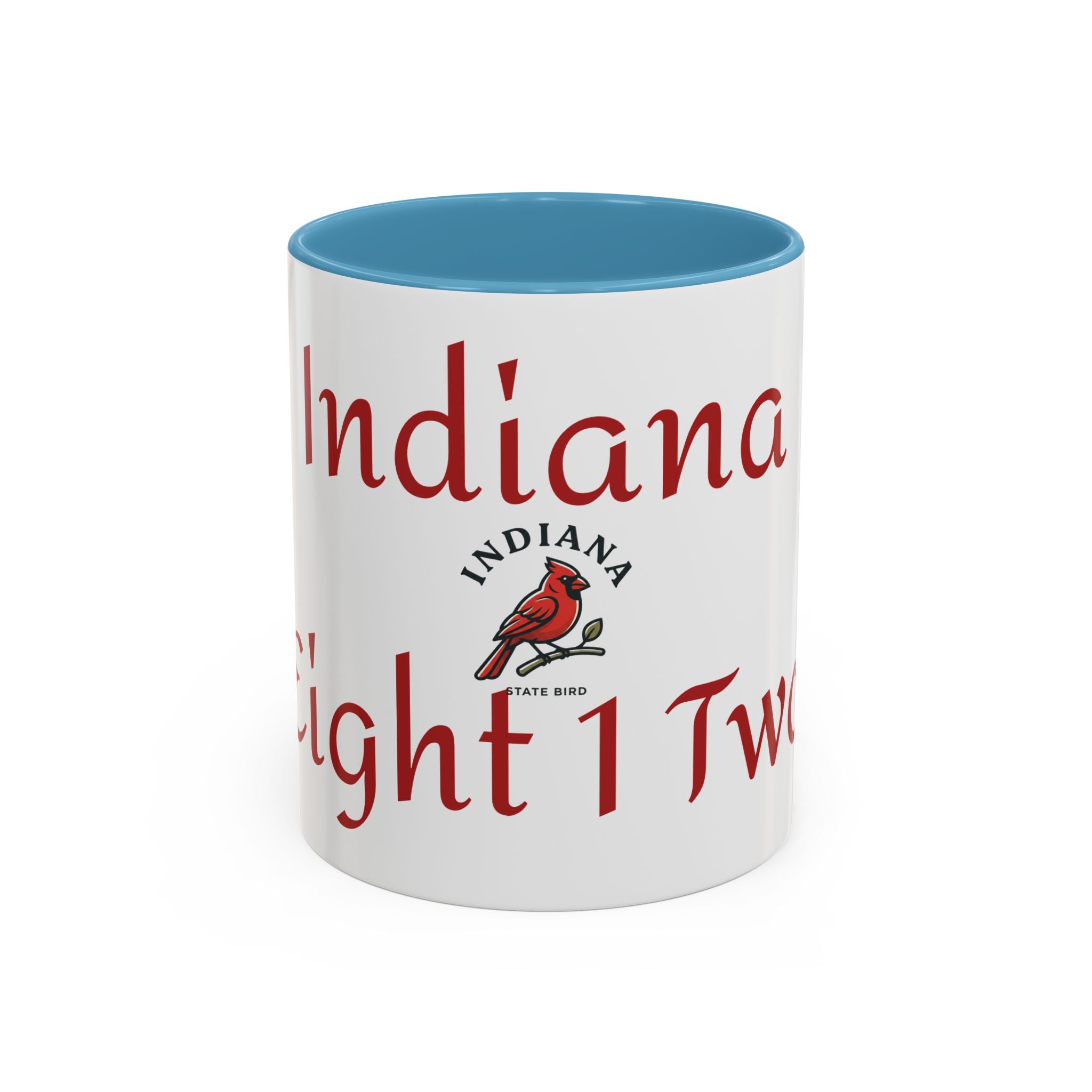 Indiana Cardinal Coffee Mug — State Bird Accent Mug (11/15oz)