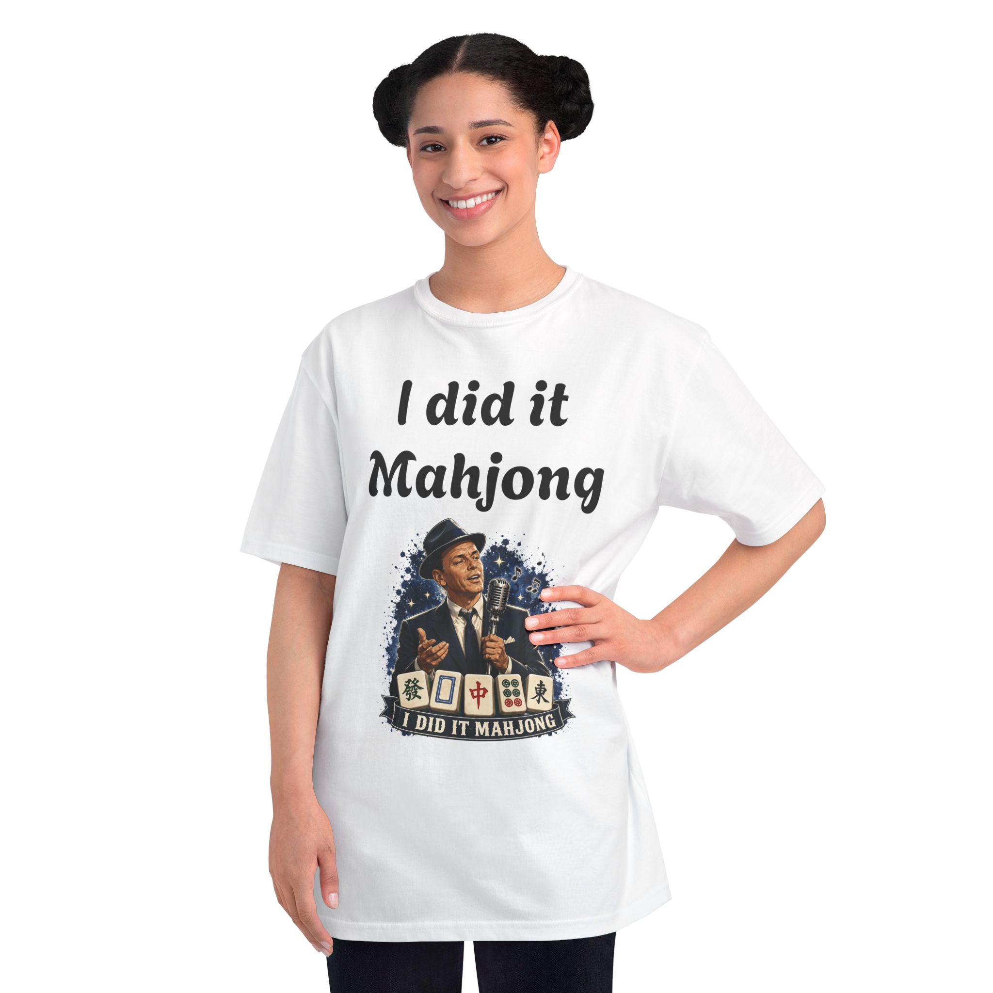 Mahjong Victory T-Shirt — "I Did It Mahjong" Retro Winner Tee