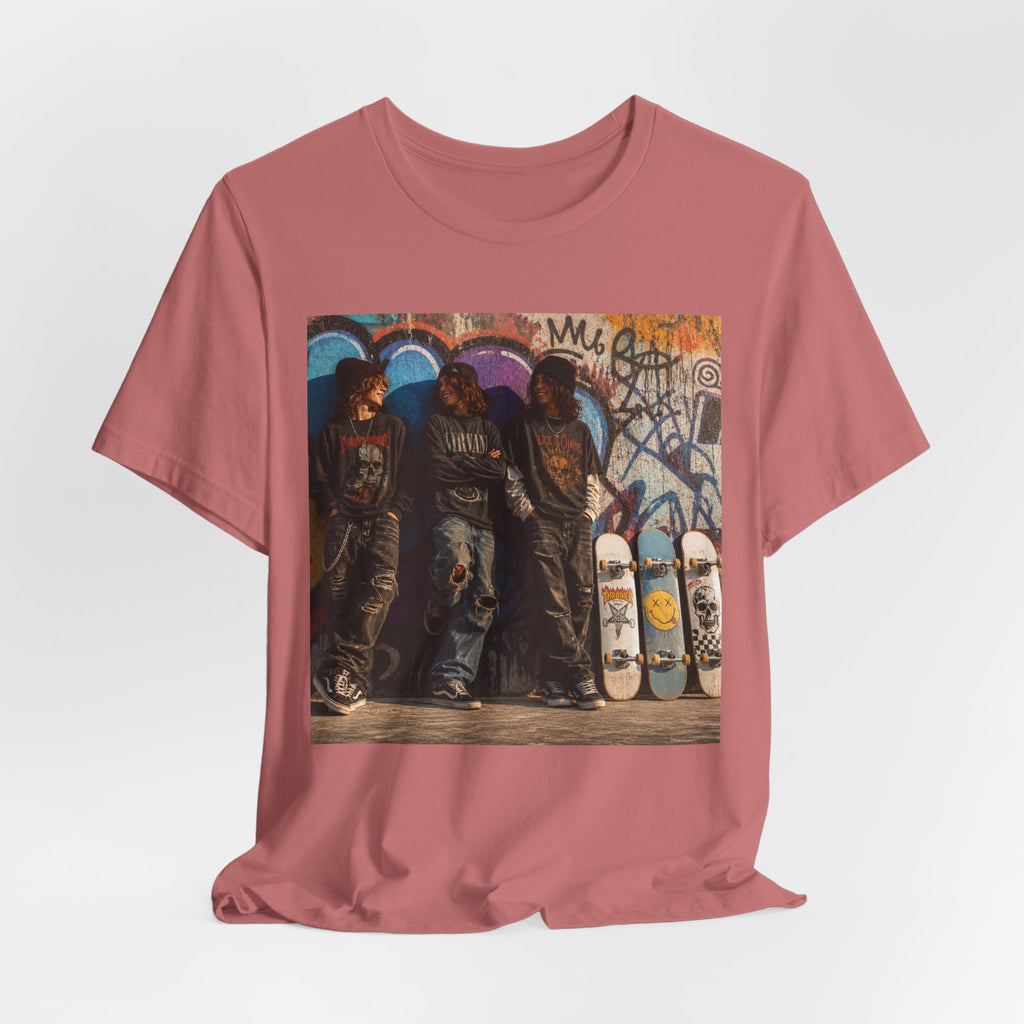 Skate Crew Graphic Tee – Urban Skateboard Art T‑Shirt