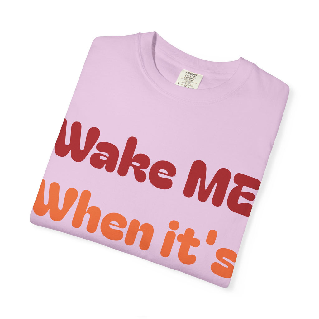 Wake Me When It's Friyay! T-Shirt — 'Midnight Run' Retro Graphic Tee
