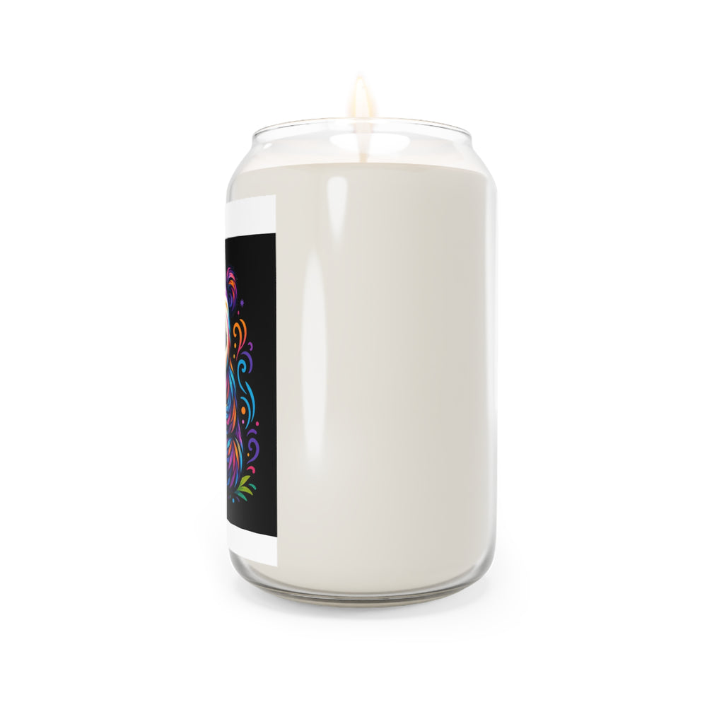 Panda Soy Candle — Colorful Bamboo Scented 13.75oz Jar