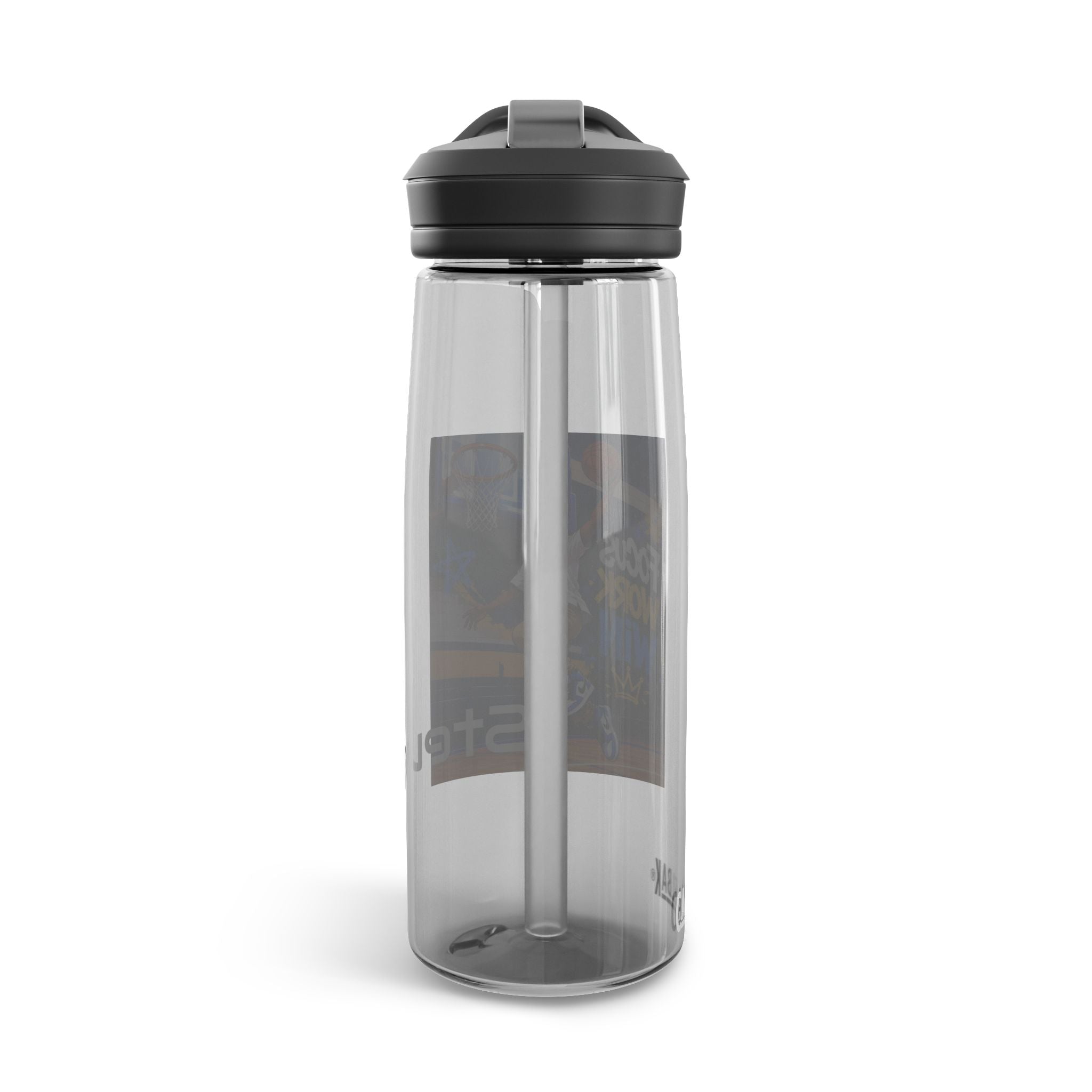 Basketball Motivational Water Bottle – "Focus Work Win" CamelBak Eddy® 20/25oz