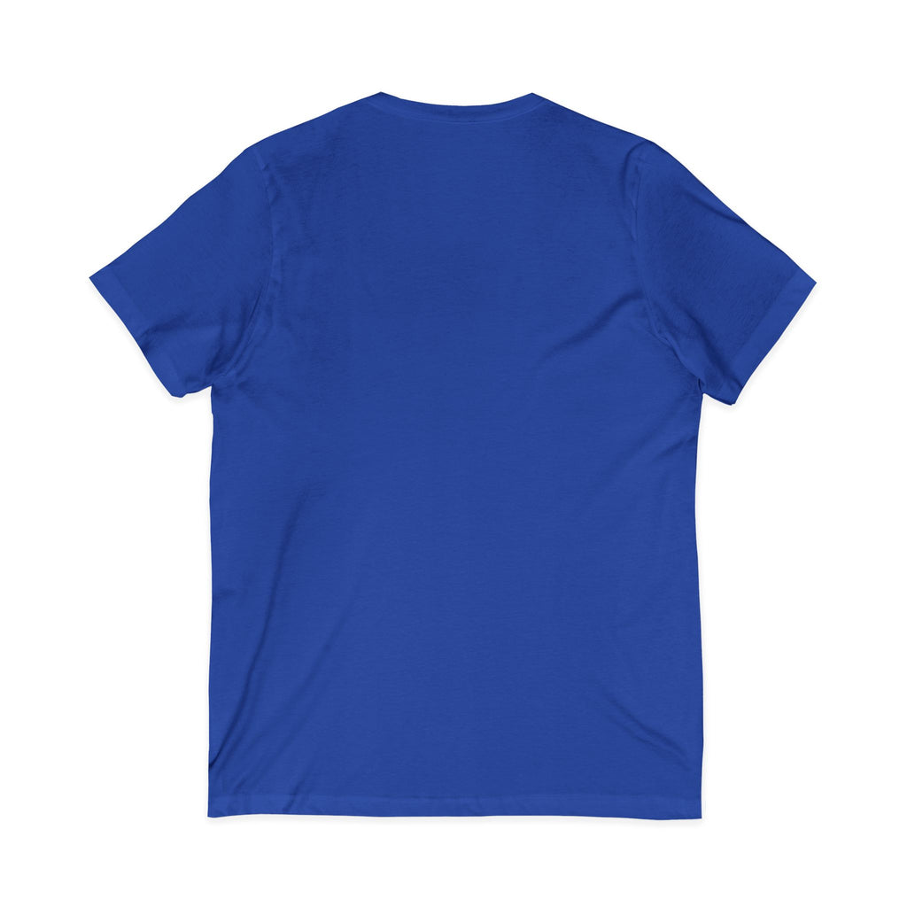 Colorful Donkey V-Neck Tee — Whimsical Farm Animal Graphic Shirt