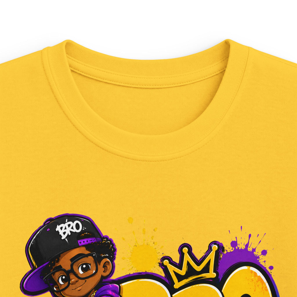 Kids 'BRO' Streetwear Tee — Cool Hip-Hop Skateboard Graphic T-Shirt for Boys