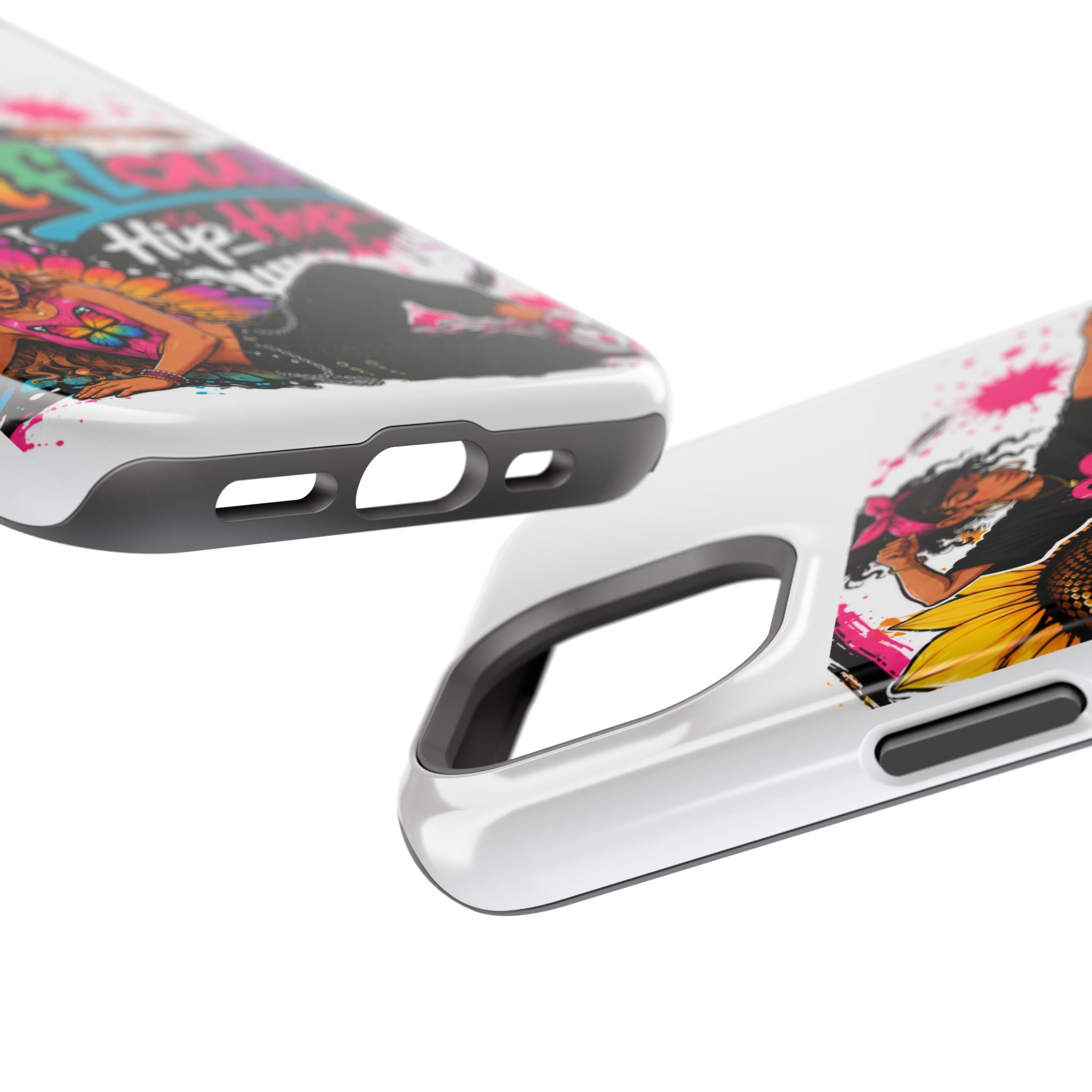 Sunflower Hip Hop Phone Case — Impact-Resistant Protective Case
