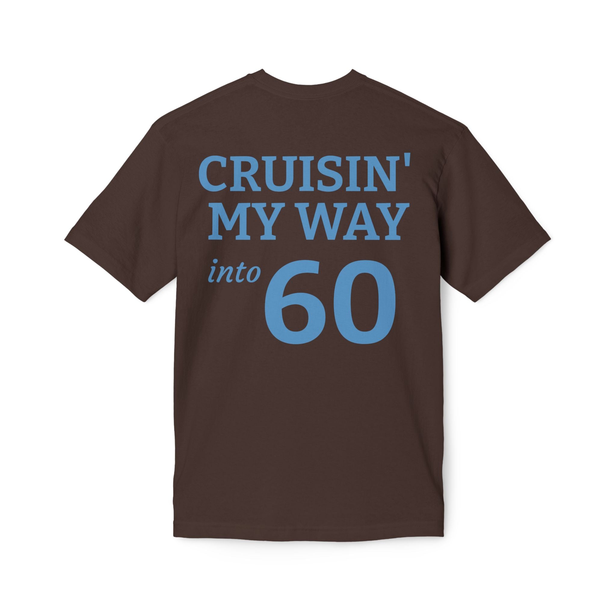 Cruisin' My Way Into 60 T-Shirt — Vintage Route 66 Classic Car Birthday Tee