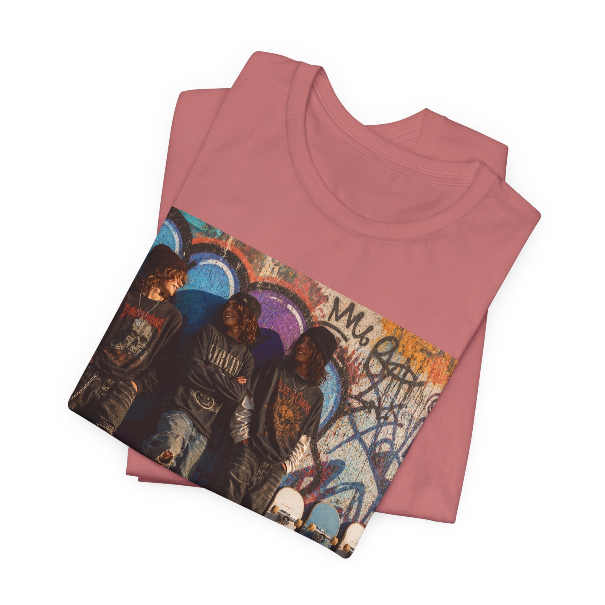 Skate Crew Graphic Tee – Urban Skateboard Art T‑Shirt