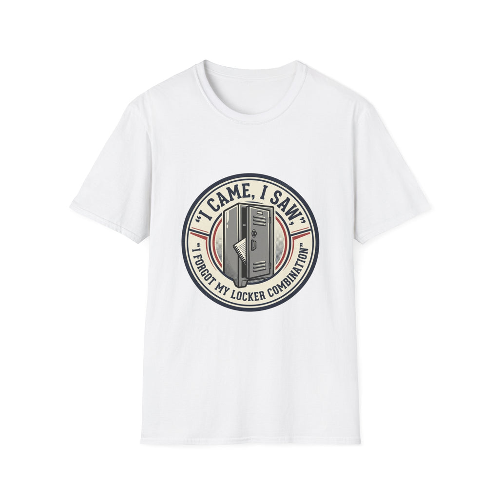 Locker Community T‑Shirt — “I Came, I Saw, I Tidied My Locker” Vintage Locker Room Tee