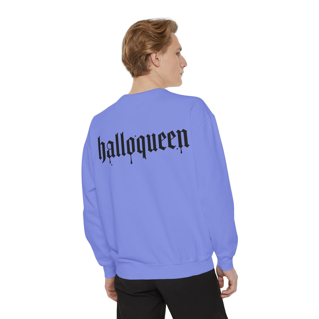 Halloween Sweatshirt — "halloqueen" Ghosts Pullover