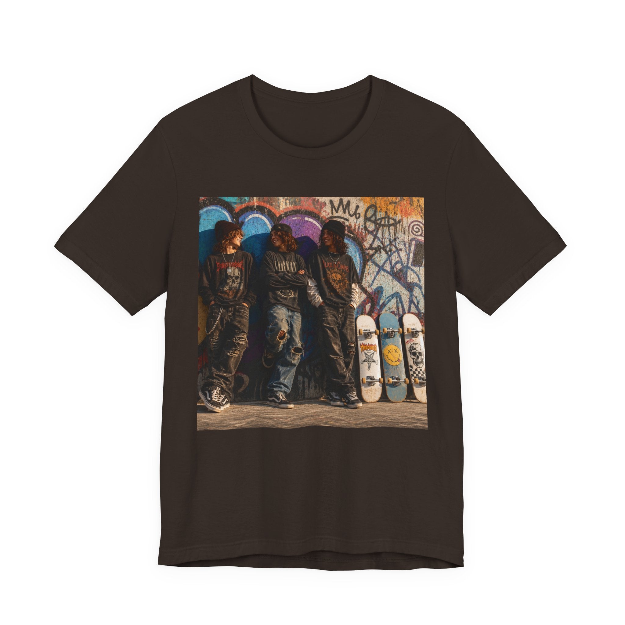 Skate Crew Graphic Tee – Urban Skateboard Art T‑Shirt