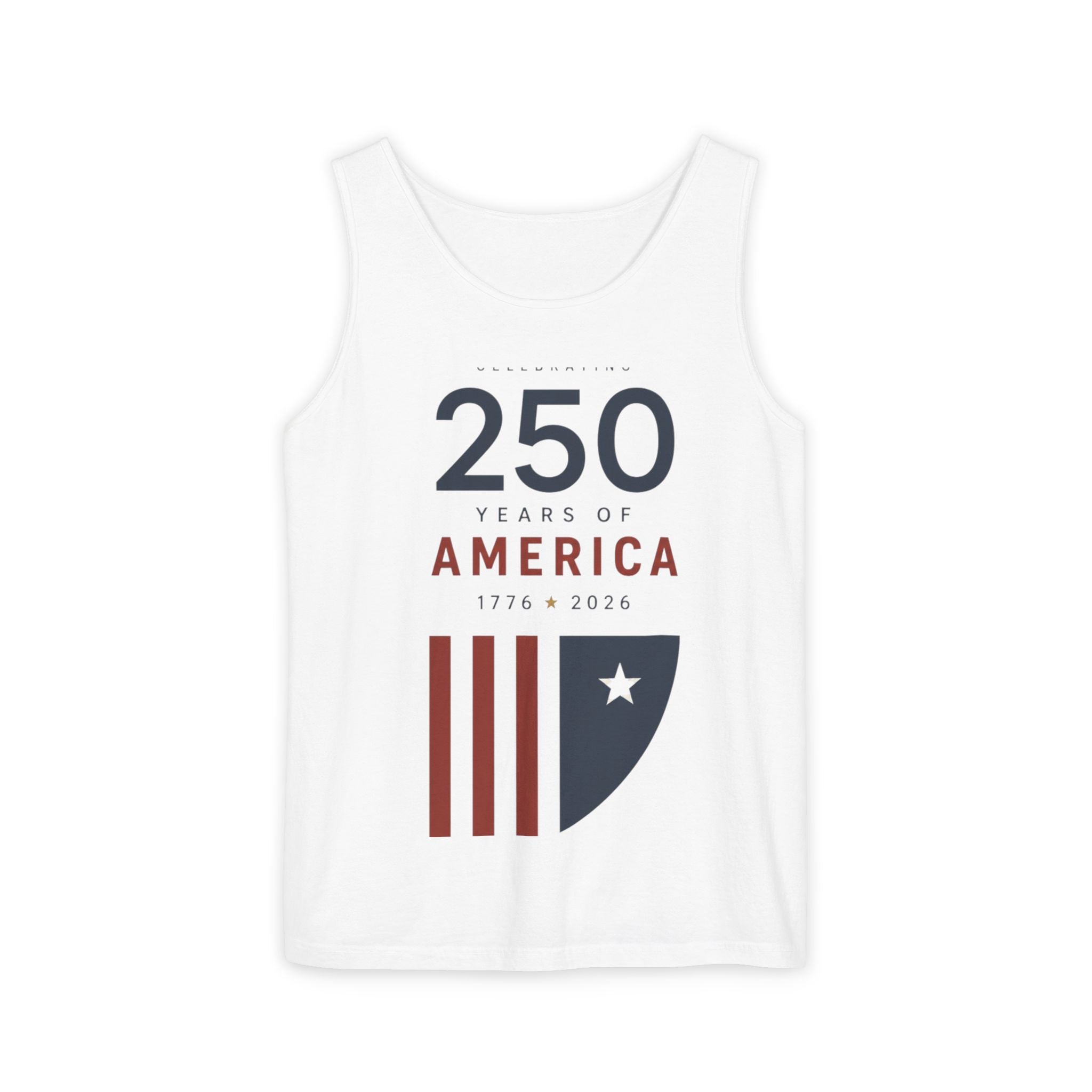 250 Years of America Tank Top — Patriotic 1776–2026 Anniversary Graphic Tank