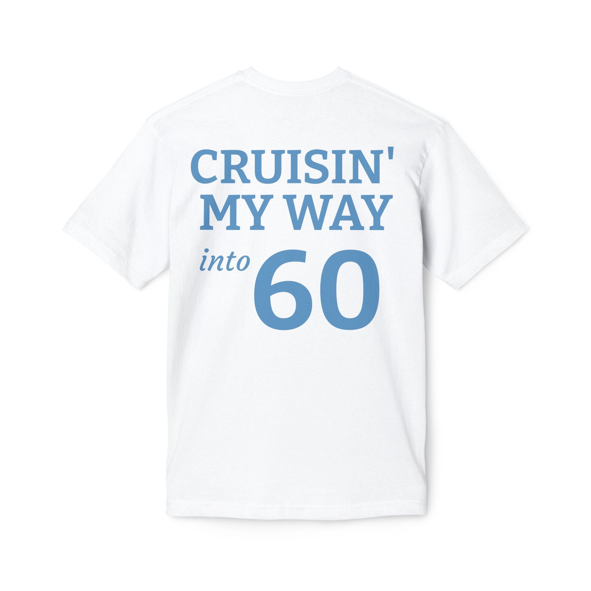 Cruisin' My Way Into 60 T-Shirt — Vintage Route 66 Classic Car Birthday Tee