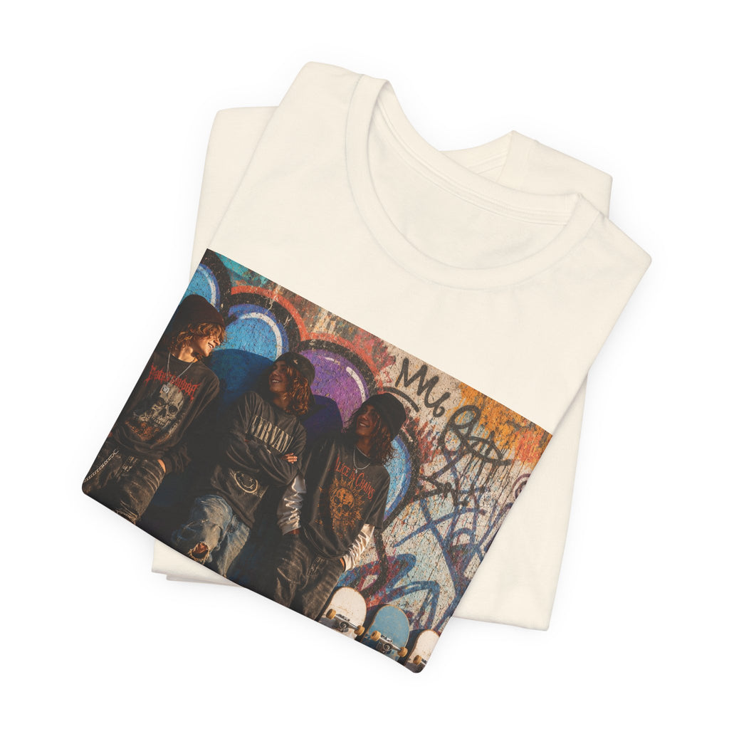 Skate Crew Graphic Tee – Urban Skateboard Art T‑Shirt