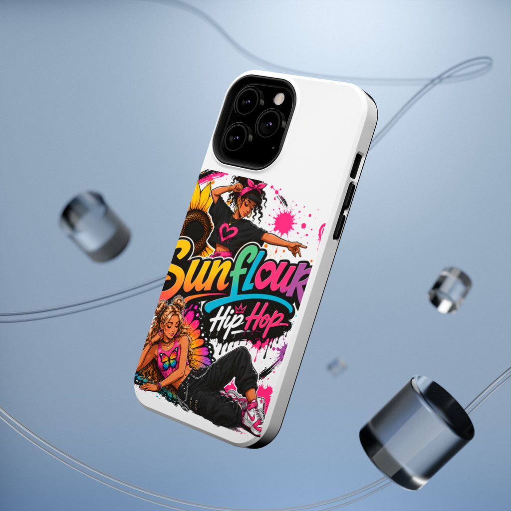 Sunflower Hip Hop Phone Case — Impact-Resistant Protective Case
