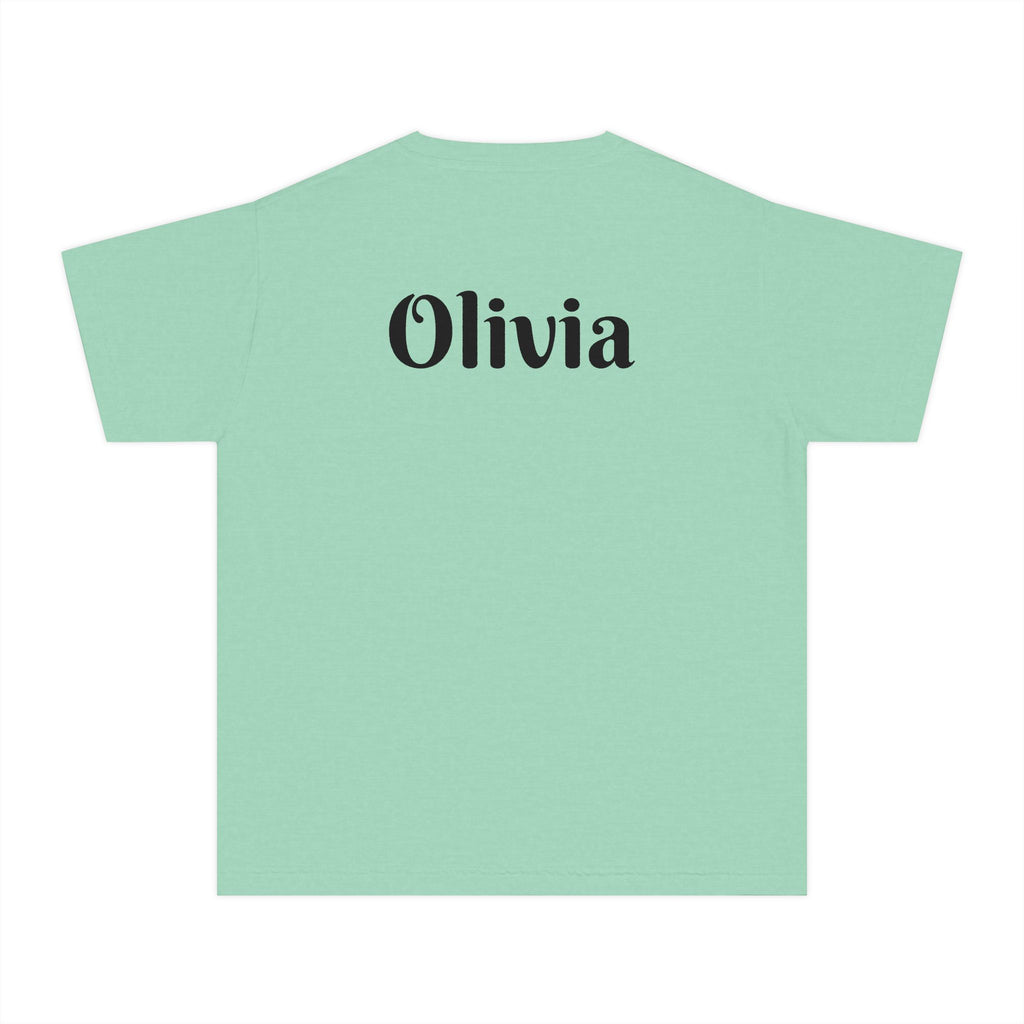 Schoolgirl Locker Youth Tee — Personalized "Olivia" Schoolgirl Locker Graphic Shirt