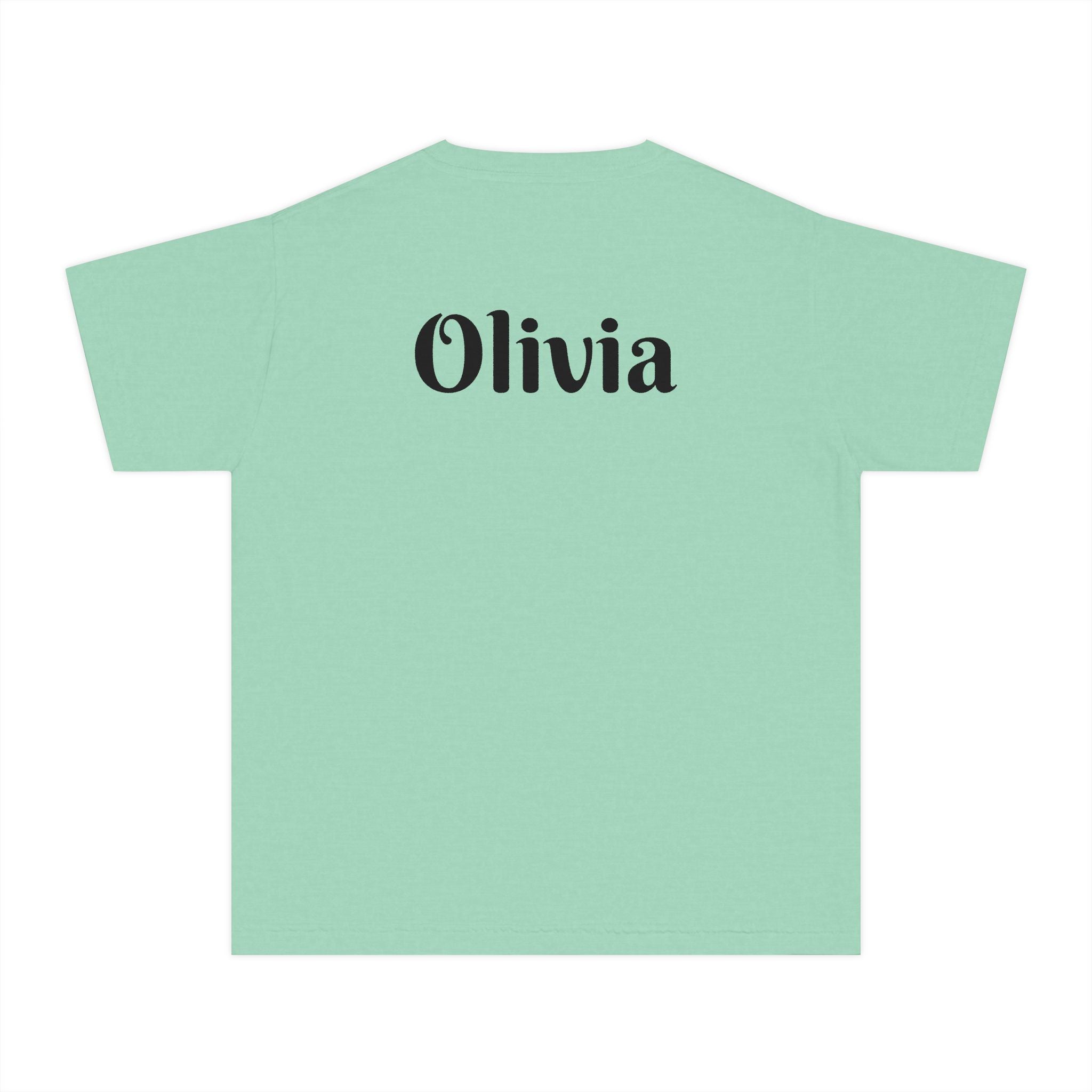 Schoolgirl Locker Youth Tee — Personalized "Olivia" Schoolgirl Locker Graphic Shirt