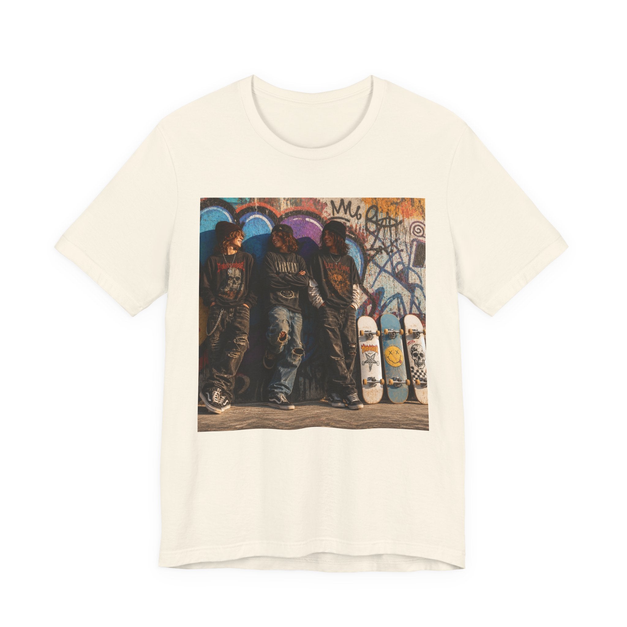 Skate Crew Graphic Tee – Urban Skateboard Art T‑Shirt