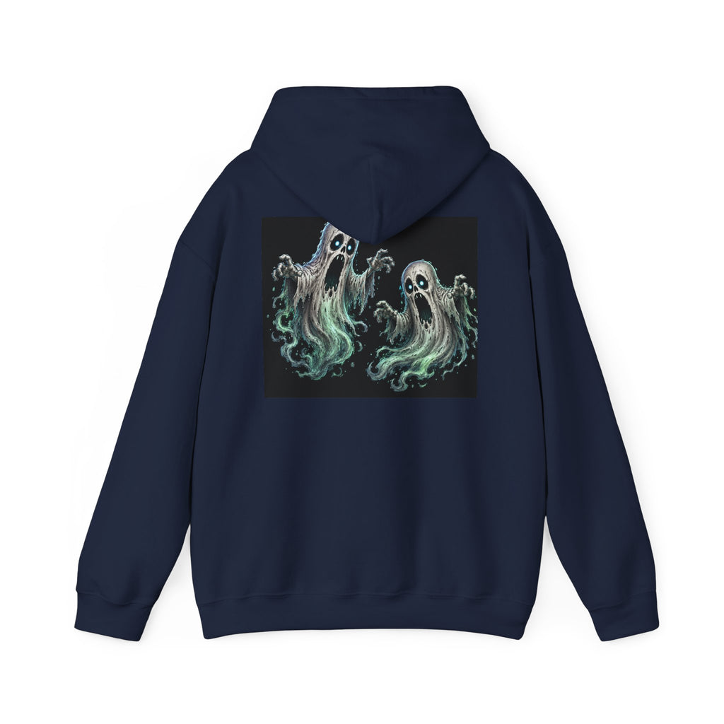 Ghostly Friends Hoodie — Cute Spooky Ghosts Graphic Pullover