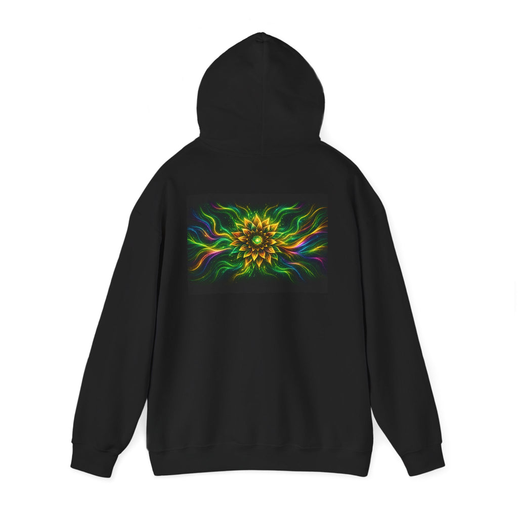 Hoodie — Vivid Mandala Flame Graphic Hooded Sweatshirt