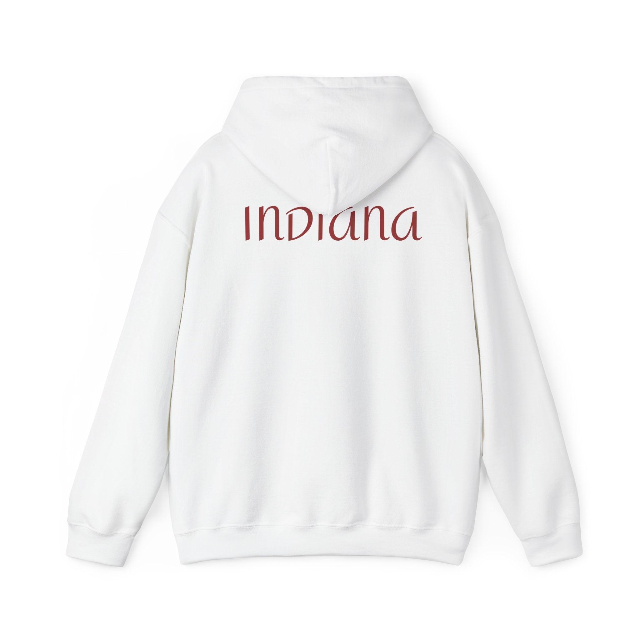 Indiana Eight1Two Hoodie – Minimal Vintage Script College Pullover