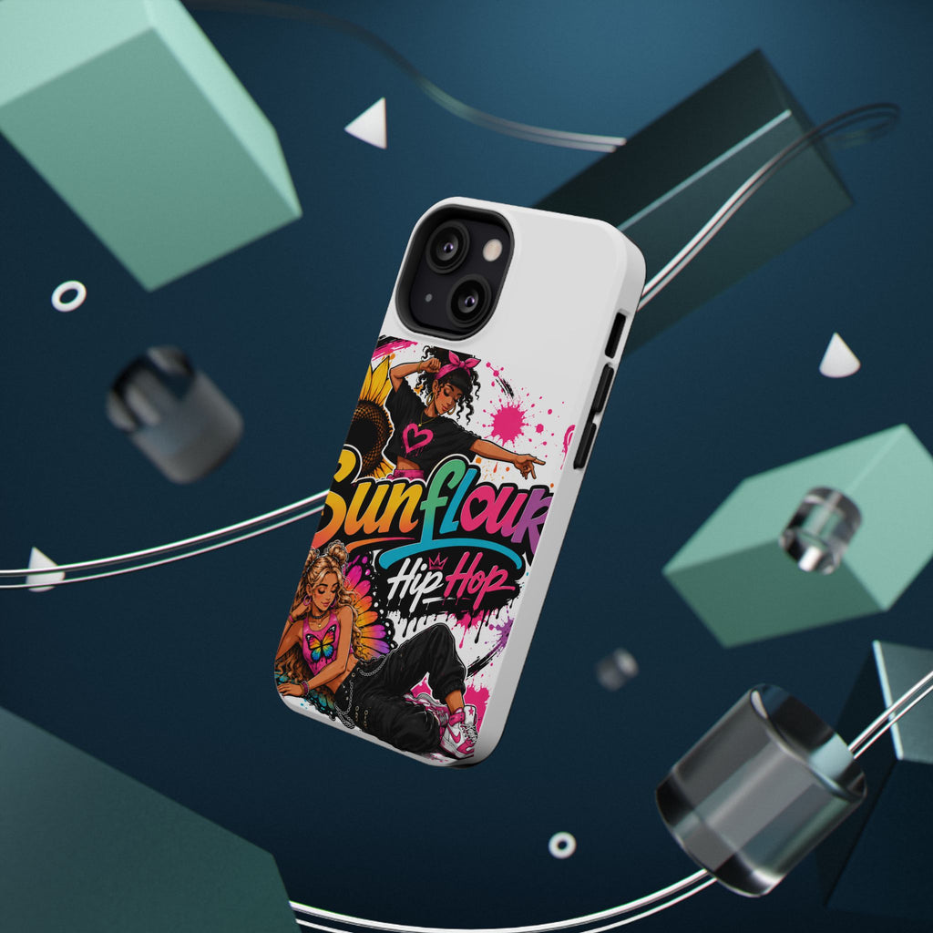 Sunflower Hip Hop Phone Case — Impact-Resistant Protective Case
