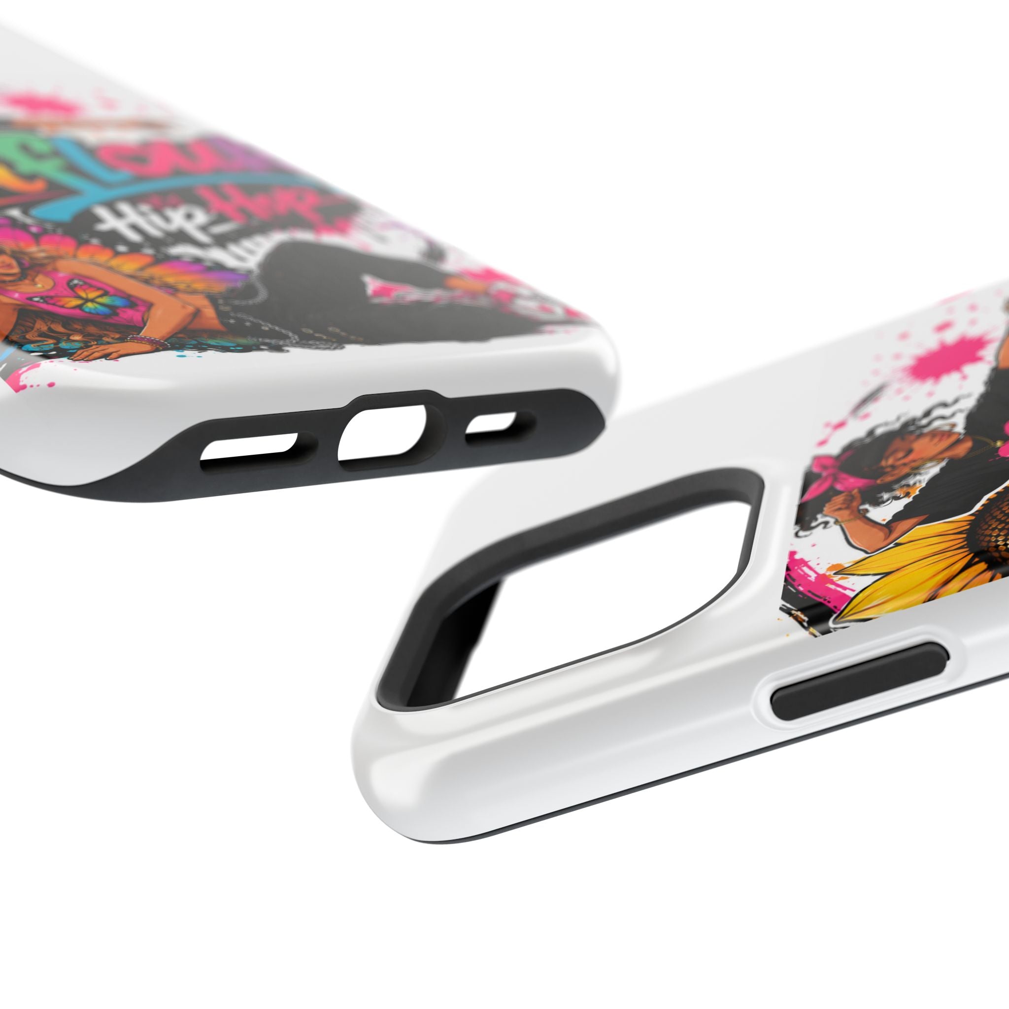 Sunflower Hip Hop Phone Case — Impact-Resistant Protective Case